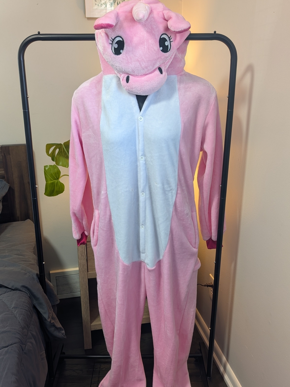 Pink Unicorn Onesie XL